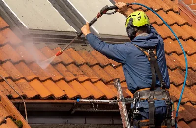 Démoussage et hydrofuge de toiture à Sarrey